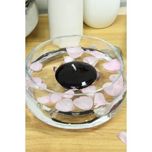 MaisonArt Float Siyah 12 Adet Yüzen Mum 4 Saat Yanan Tea Light Mum Kokusuz Terapi Mumu