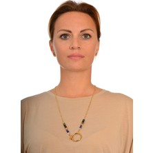 Lightcrop Çakra 6mm Gold Tasarım Gözlük Kolyesi