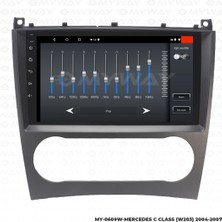 Myway Mercedes C Class C200 (W203-W209) Android 12 Kablosuz Carplay Navigasyon Multimedya Ekran Teyp - MY-0609W