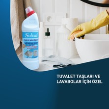 Solixel Banyo Tuvalet ve Lavabo Temizleyici 950 ml + Fayans ve Derz Dolgu Temizleyici 950 Ml(Ikili Güç Paketi)