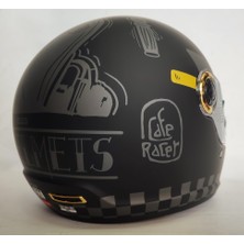 mt Kask mt Jarama Zone C1 Mat Black - Şeffaf Vizörlü