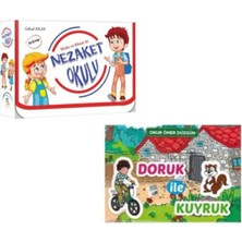 3. Sınıf Hikaye Seti Nezaket Okulu 10 Kitap + Mavi Deniz 3 Doruk ile Kuyruk Hikaye Seti 10 Kitap
