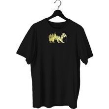 Bluu Bearx Spor T-Shirt Bisiklet Yaka