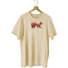 Bluu Bearx Spor T-Shirt Bisiklet Yaka