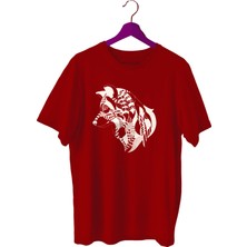 Bluu Mandalaw Spor T-Shirt Bisiklet Yaka