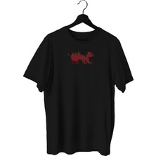 Bluu Bearx Spor T-Shirt Bisiklet Yaka