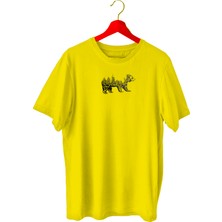 Bluu Bearx Spor T-Shirt Bisiklet Yaka