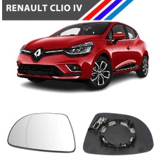 Nevreva Nvr  Renault Clio 4 Sol Dış Ayna Camı Sürücü Tarafı Asferik Isıtmalı 963669996R