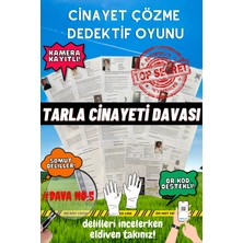 Gamebulance 6'lı Paket Cinayet Çözme -Dedektif Oyunu- Otopark-Havuz-Market-Asansör-Tarla-Ceset Hırsızlığı Davası