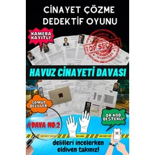 Gamebulance 6'lı Paket Cinayet Çözme -Dedektif Oyunu- Otopark-Havuz-Market-Asansör-Tarla-Ceset Hırsızlığı Davası