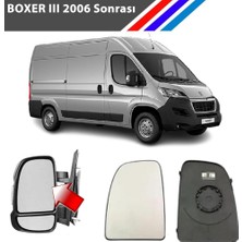 Nevreva Nvr Peugeot Boxer 3 Kasa Sağ Dış Ayna Üst Camı Yolcu Tarafı Isıtmalı