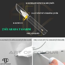 Art Of Colour Artofcolour Mercedes 191 Cosmos Black Rötuş Kalemi Vernikli 2li Set