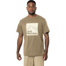 Jack Wolfskin Brand Erkek Yeşil Tişört