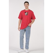 to Cosmos Oversize T-Shirt Marvel Kırmızı