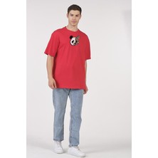 to Cosmos Oversize T-Shirt Marvel Kırmızı