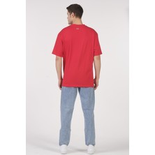to Cosmos Oversize T-Shirt Marvel Kırmızı