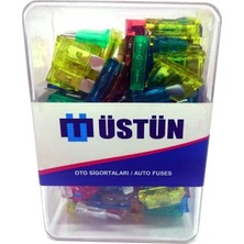 Üstün Standart Bıçak Sigorta 100 Ad Karışık 5A 7,5A 10A 15A 20A 25A 30A