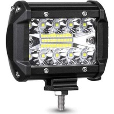 Zauss 60W Kombo Aydınlatma 20 LED Çalışma Lambası Off Road Motorsiklet