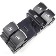 Mcar Volkswagen Jetta 2011 - 2018 Cam Düğmesi Dörtlü Krom 5K4959857A