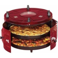 EKS Ticaret Uğur Çift Tepsili Fırın Davul Fırın Yuvarlak Fırın