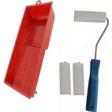 Sanatsal Dünya Rulo Tavası ve Metal Sünger Rulo 10 cm 3 Lü