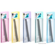 Tombow 0,7 2b Kalem Ucu Siyah (Pastel Renkler) 5 Li