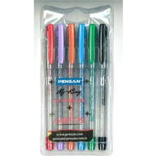 Pensan My-Kıng Simli Jel Kalem 6'lı Set
