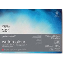 Winsor & Newton Professional Sulu Boya Bloknotu Sıcak Baskı 300GR 20 Sayfa 26X36CM