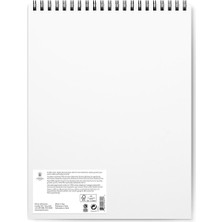 Winsor & Newton Sulu Boya Bloknotu Spiralli Soğuk Baskı 300GR 12 Sayfa 28X36CM