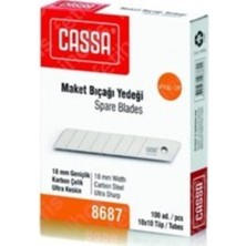 EKS Ticaret Cassa Maket Bıçağı Yedeği 18MM Cassa