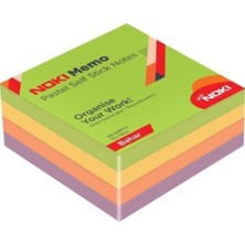 Noki Memo 75X75 Yapışkanlı Pastel Küp Blok Not 400 Sf Bahar