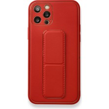 Tstore Apple iPhone 12 Pro Kılıf Coco Deri Standlı Kapak