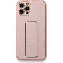 Tstore Apple iPhone 12 Pro Kılıf Coco Deri Standlı Kapak