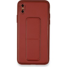 Tstore Apple iPhone Xs Max Kılıf Coco Deri Standlı Kapak