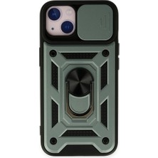 Tstore Apple iPhone 14 Kılıf Pars Lens Yüzüklü Silikon