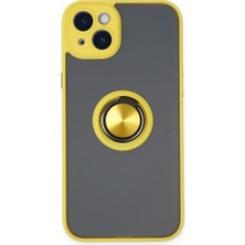 Tstore Apple iPhone 14 Kılıf Montreal Yüzüklü Silikon Kapak