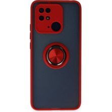 Tstore Xiaomi Redmi 10C Kılıf Montreal Yüzüklü Silikon Kapak