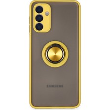 Tstore Samsung Galaxy A04S Kılıf Montreal Yüzüklü Silikon Kapak