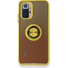 Tstore Xiaomi Redmi Note 10 Kılıf Montreal Yüzüklü Silikon Kapak