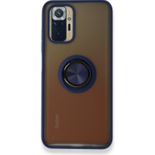 Tstore Xiaomi Redmi Note 10 Kılıf Montreal Yüzüklü Silikon Kapak