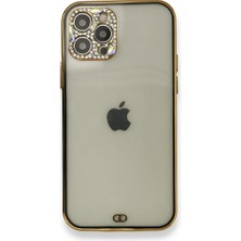 Tstore Apple iPhone 12 Pro Kılıf Liva Taşlı Silikon