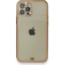 Tstore Apple iPhone 12 Pro Kılıf Liva Taşlı Silikon