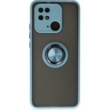 Tstore Xiaomi Redmi 10C Kılıf Montreal Yüzüklü Silikon Kapak