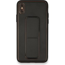 Tstore Apple iPhone Xs Max Kılıf Coco Deri Standlı Kapak