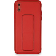Tstore Apple iPhone Xs Max Kılıf Coco Deri Standlı Kapak
