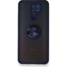 Tstore Xiaomi Redmi 9 Kılıf Montreal Yüzüklü Silikon Kapak