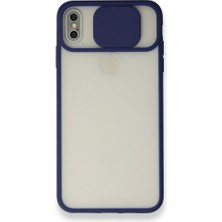 Tstore Apple iPhone x Kılıf Palm Buzlu Kamera Sürgülü Silikon