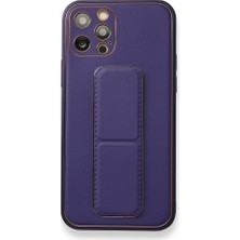 Tstore Apple iPhone 12 Pro Kılıf Coco Deri Standlı Kapak