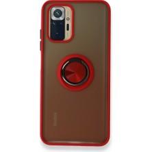 Tstore Xiaomi Redmi Note 10 Kılıf Montreal Yüzüklü Silikon Kapak
