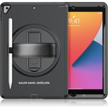 Tstore iPad 10.2 (7.nesil) Kılıf Hand Strap Tablet Kılıfı